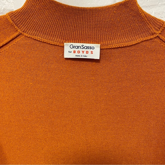 Gran Sasso silk cashmere wool turtleneck 42 us - Picture 4 of 6